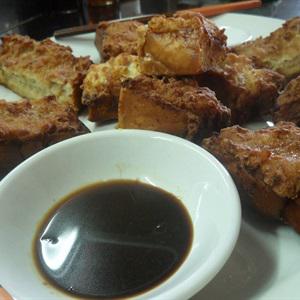 Cách làm bánh mì kẹp cá chiên