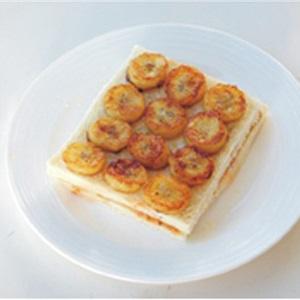 Cách làm bánh mì kẹp chuối