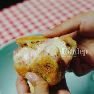 Cách làm bánh mì kẹp kem chiên giòn