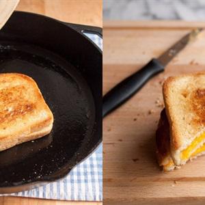 Cách làm bánh mì kẹp với phô mai