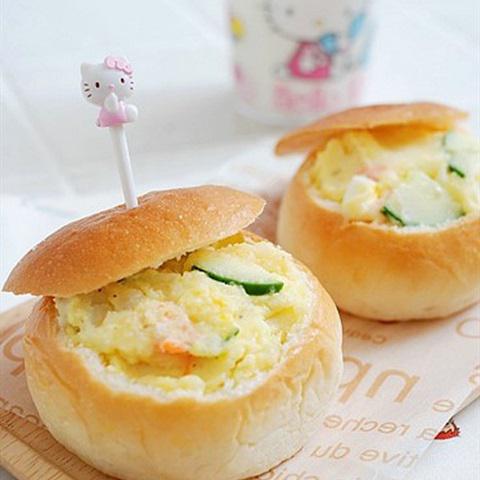 Cách làm bánh mì kiểu ấm trà