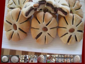 Bánh mì ngọt nhân đậu đỏ