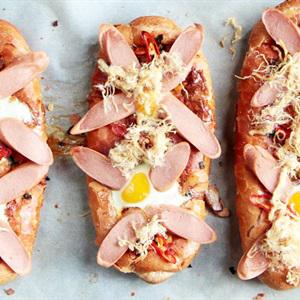 Cách làm bánh mì nướng muối ớt