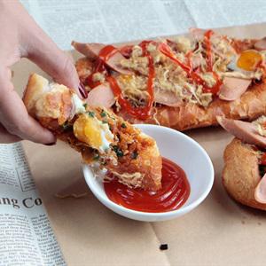 Cách làm bánh mì nướng muối ớt