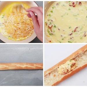 Cách làm bánh mì nướng trứng phô mai