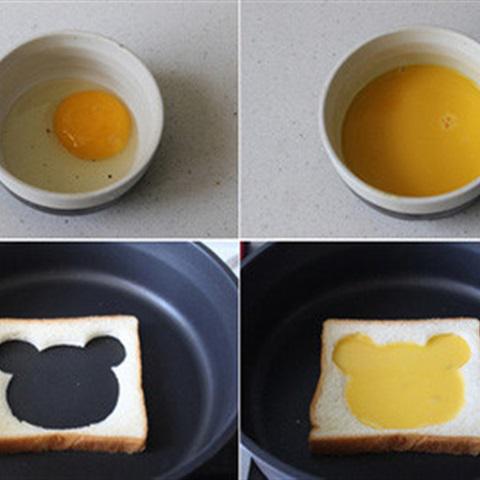 Cách làm bánh mì sandwich hình đầu gấu