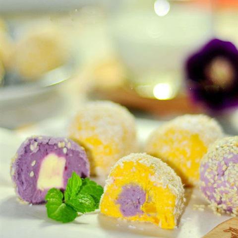 Cách làm bánh mochi khoai lang