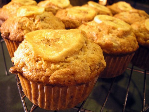 Bánh muffin chuối, nho khô