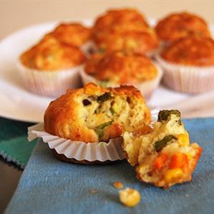 Cách làm bánh muffin rau củ