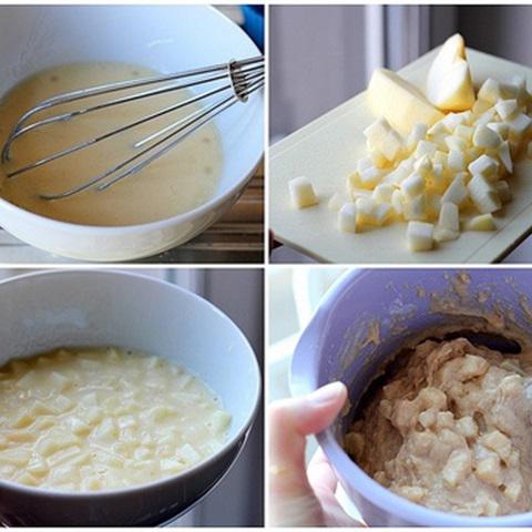 Cách làm bánh muffin táo quế