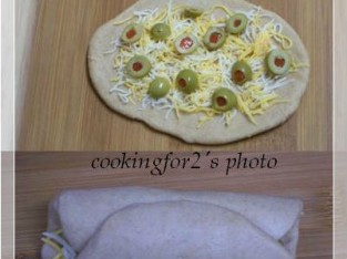 Bánh mỳ whole wheat cuộn quả olive