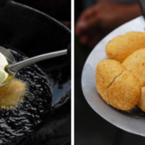 Cách làm bánh nếp bọc đường