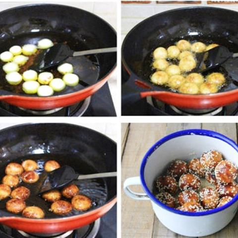 Cách làm bánh nếp tẩm đường