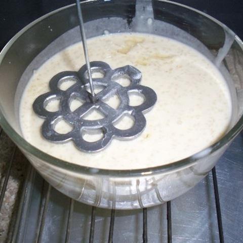 Cách làm bánh nhúng hình hoa