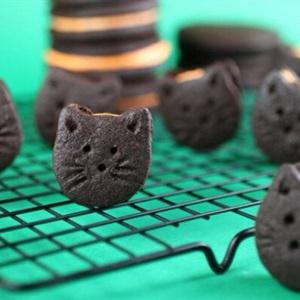 Cách làm bánh oreo hình mặt mèo