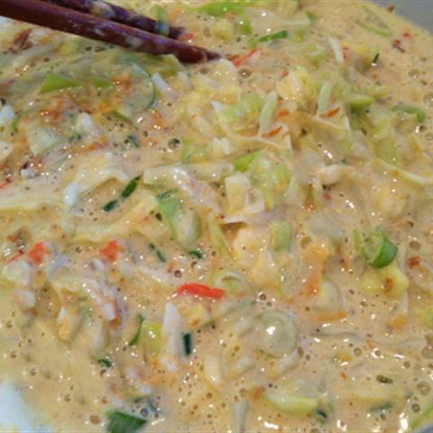 Cách làm bánh pancake thanh cua