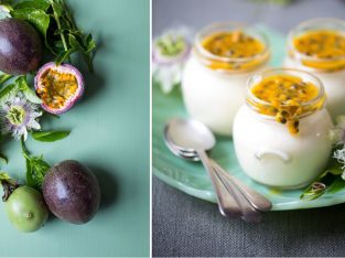 Bánh Panna cotta chanh dây thơm ngon, mát lạnh