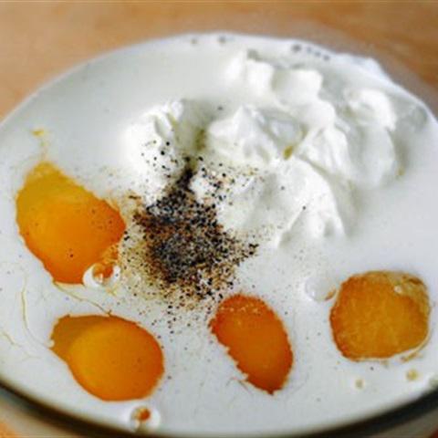 Cách làm bánh phô mai thịt xông khói