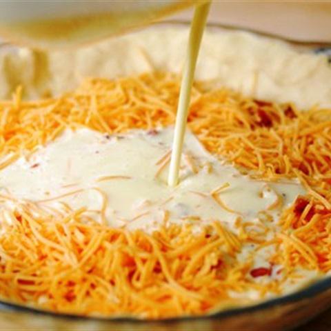 Cách làm bánh phô mai thịt xông khói