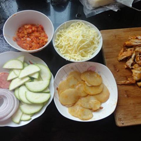 Cách làm bánh pizza gà