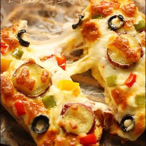 Cách làm bánh pizza khoai lang