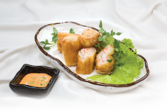 Bánh quẩy nhồi chả tôm