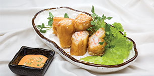 Bánh quẩy nhồi chả tôm