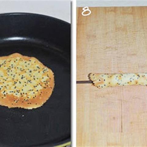 Cách làm bánh quế mè đen