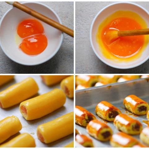 Cách làm bánh quy cuộn mứt thơm