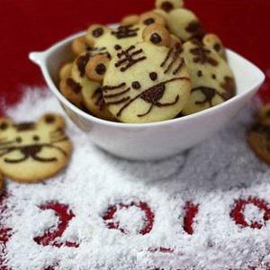Cách làm bánh quy dừa hình con hổ