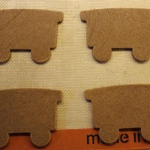 Cách làm bánh quy gừng hình đoàn tàu