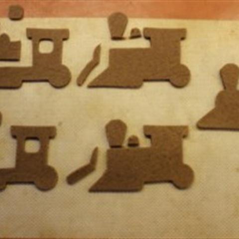 Cách làm bánh quy gừng hình đoàn tàu