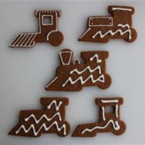 Cách làm bánh quy gừng hình đoàn tàu