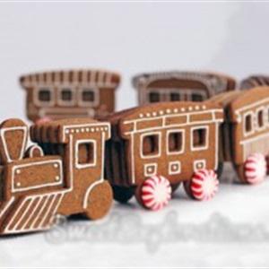 Cách làm bánh quy gừng hình đoàn tàu