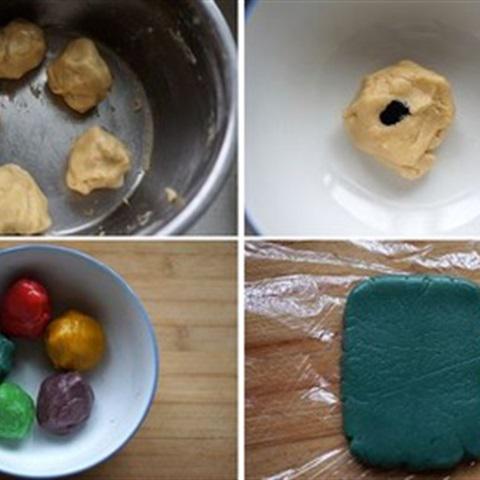 Cách làm bánh quy hình cầu vồng