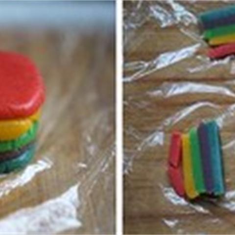 Cách làm bánh quy hình cầu vồng