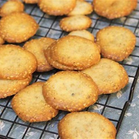 Cách làm bánh quy mè trắng