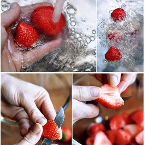 Cách làm bánh quy với dâu tây