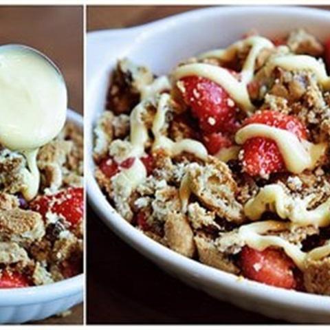 Cách làm bánh quy với dâu tây