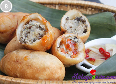 Bánh rán mặn món quà vặt chiều về