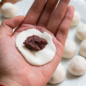 Cách làm bánh rán nhân đậu đỏ