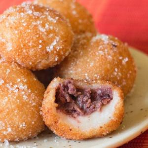 Cách làm bánh rán nhân đậu đỏ