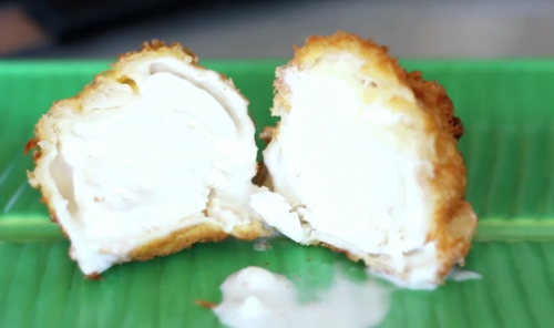 Bánh rán nhân socola chiên giòn thơm ngon ăn là nghiền