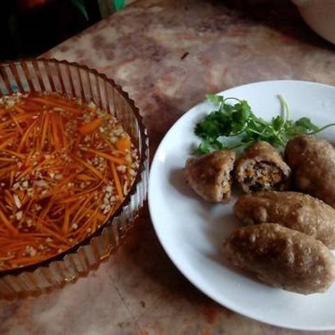 Cách làm bánh rán nhân thịt