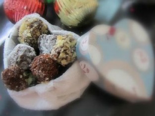 Bánh rum chocolate truffles