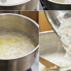 Cách làm bánh su kem nhân chocolate