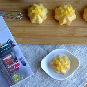 Cách làm bánh su kem xoài