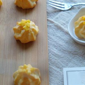 Cách làm bánh su kem xoài