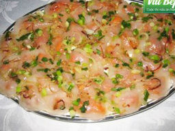 Bánh tai vạc nhân tôm