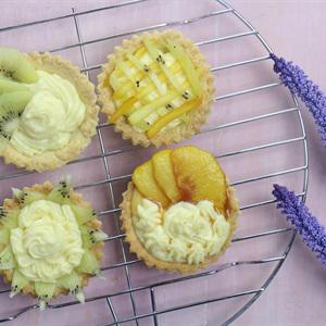 Cách làm bánh tart trái cây kem custard